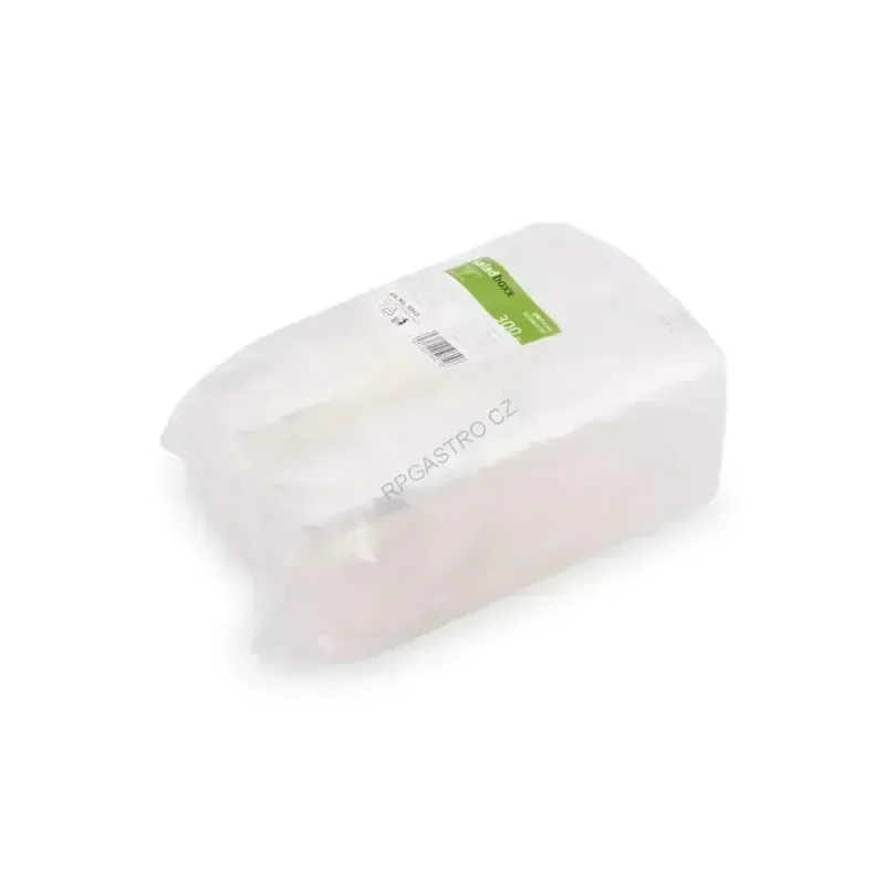 Miska hranatá průhledná 300 ml (PP) [100 ks] (77330)