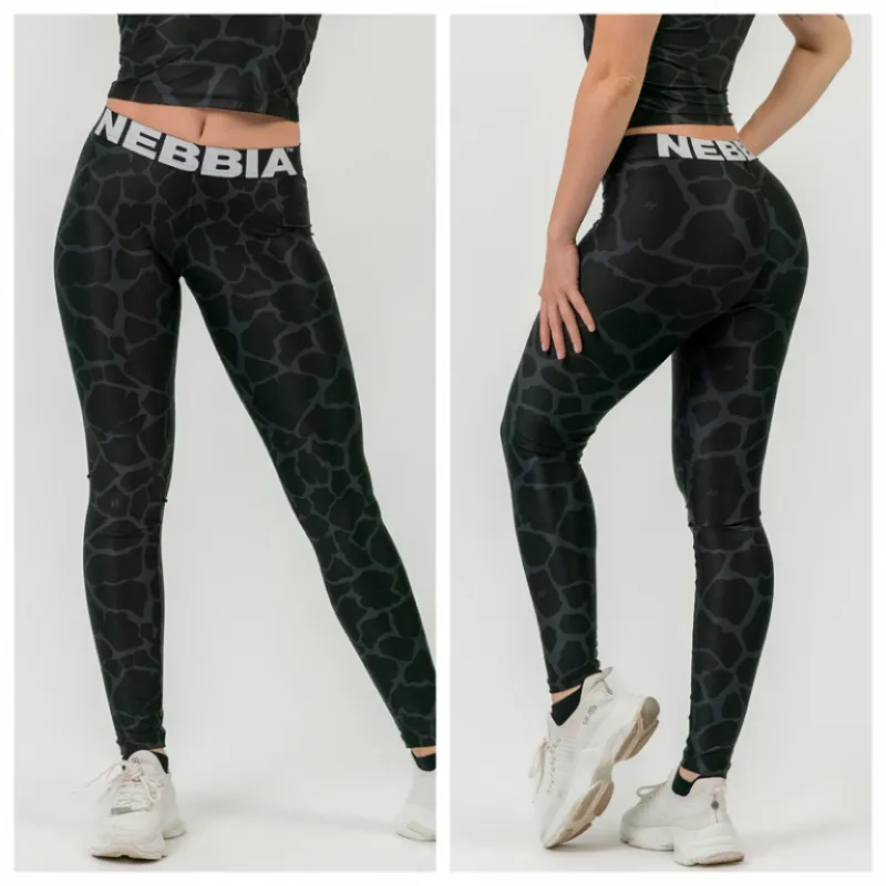 Nature inspired legíny 543 Black - NEBBIA Veľkosť: M
