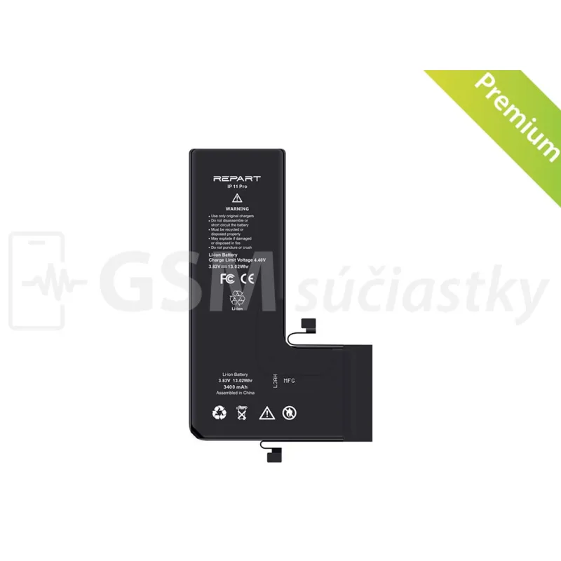 Batéria s vyššou kapacitou pre iPhone 11 Pro - 3400 mAh