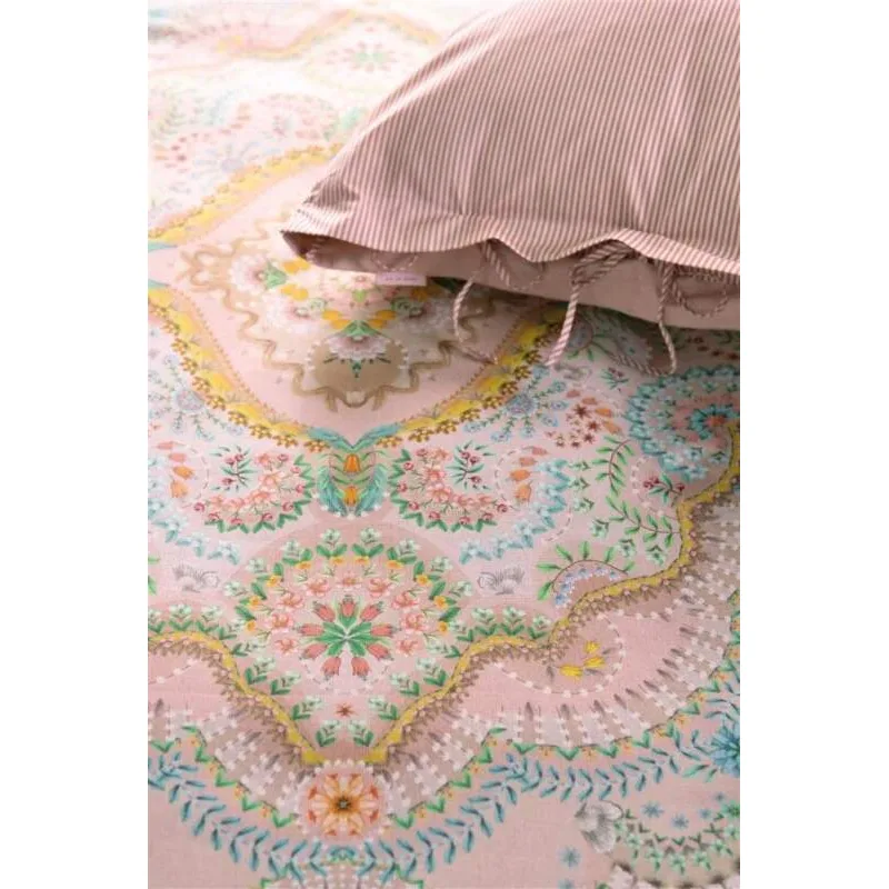 Pip Studio perkálové povlečení Majorelle Carpet růžové 200x200 + 2x 70x90 cm