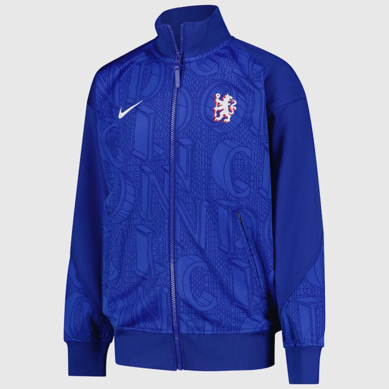 Nike Chelsea FC bunda / mikina modrá detská 2025-2026