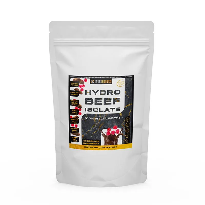 Hydro Beef Iso 1000 g - Androrganics Príchuť: Čokoláda - Čučoriedka