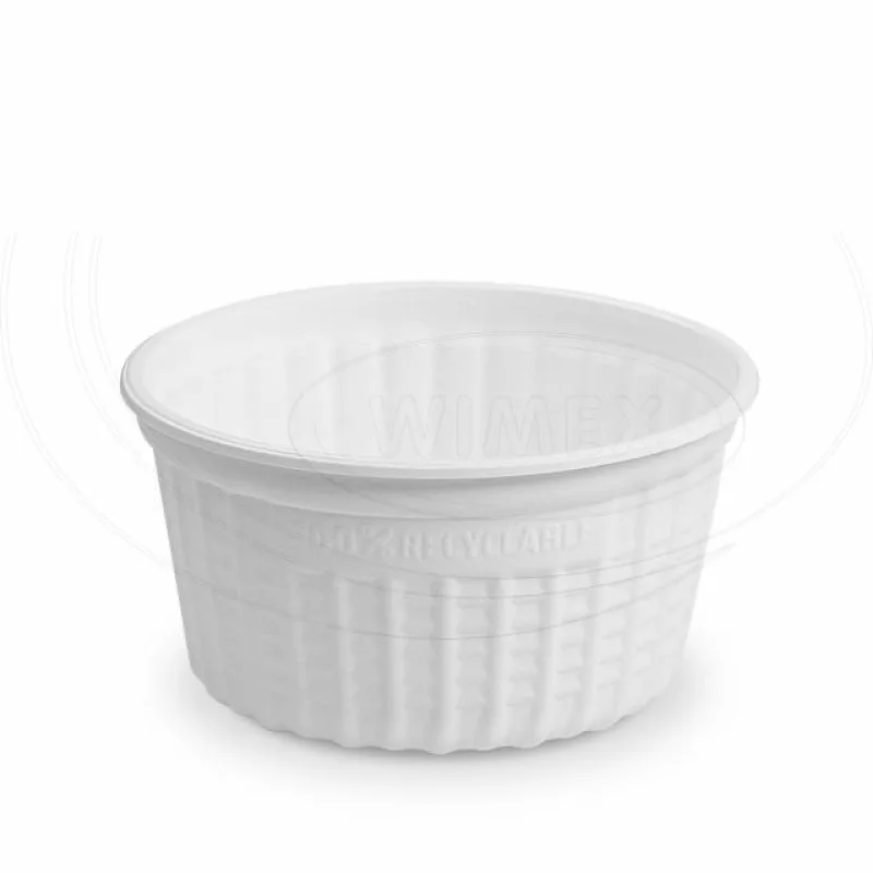 Termo-miska "airpac" kulatá bílá 350 ml, Ø 11,5 cm, [25 ks] (PP414 - 1N)