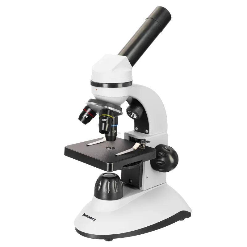 Mikroskop so vzdelávacou publikáciou Discovery Nano Polar