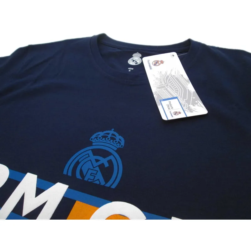Real Madrid tričko modré pánske - SKLADOM – náhľad 3
