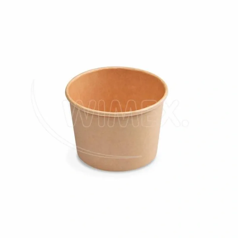 Papírové misky kraft Ø90mm 250ml [50 ks] (79926)