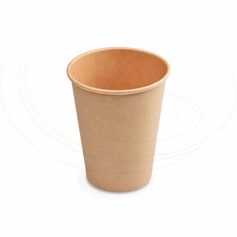 Papírový kelímek hnědý 420 ml, L (Ø 90 mm) [50 ks] (76442)