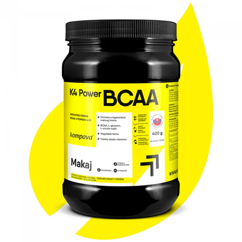 K4 Power BCAA 4:1:1 400 g - Kompava Príchute: Grep - Limetka