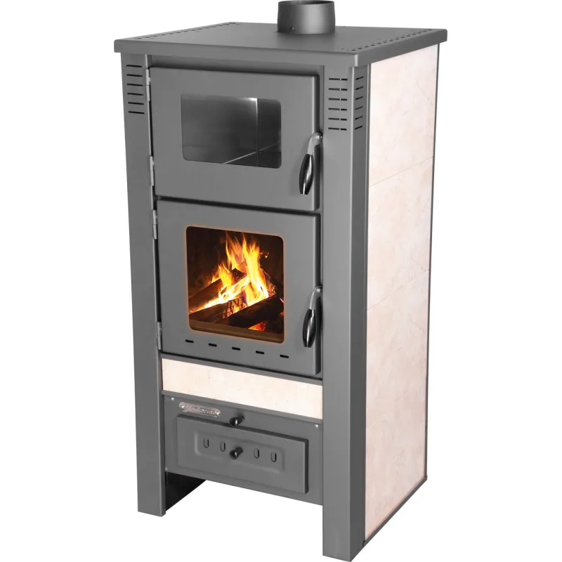 Strend Pro TAURUS Ceramic Kachle s rúrou na pečenie béžové 12 kW, 120 mm