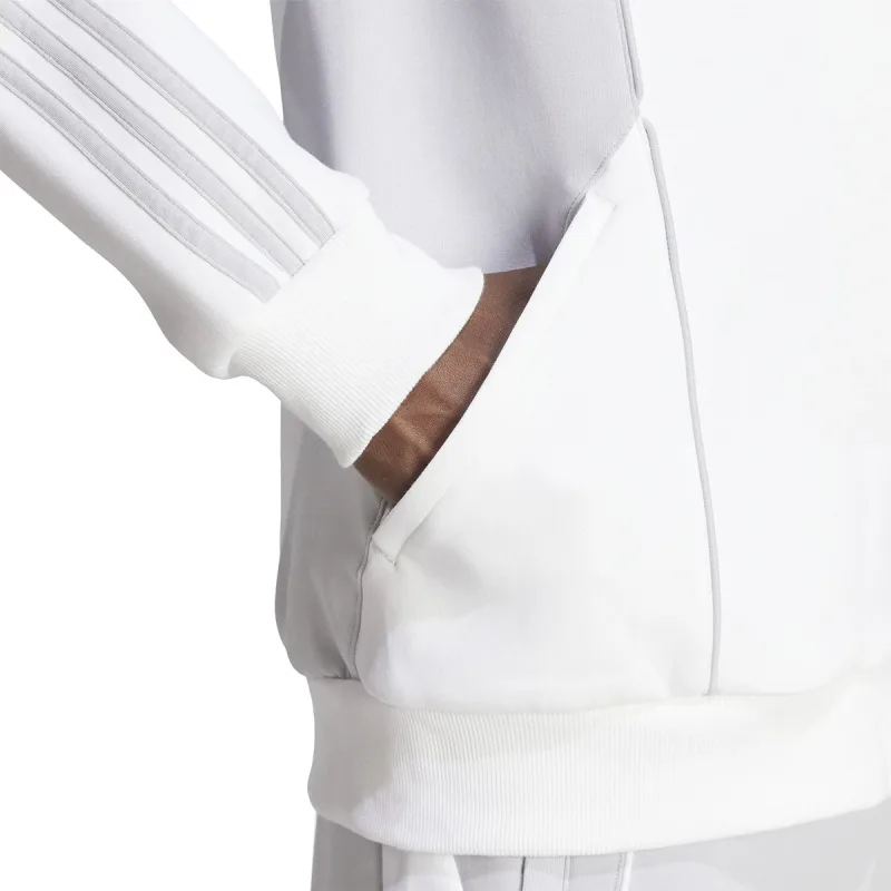 Adidas Real Madrid mikina / bunda biela pánska 2025-2026