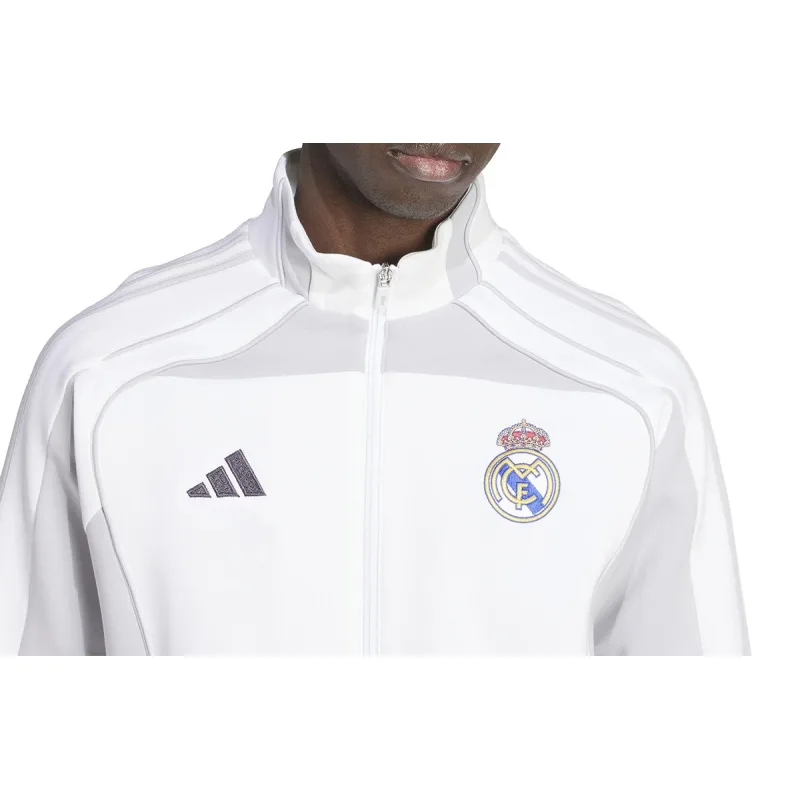 Adidas Real Madrid mikina / bunda biela pánska 2025-2026