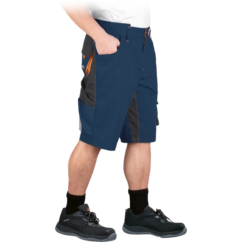 Leber&Hollman BEBR GBP kraťasy Navy Blue/Orange S-3XL