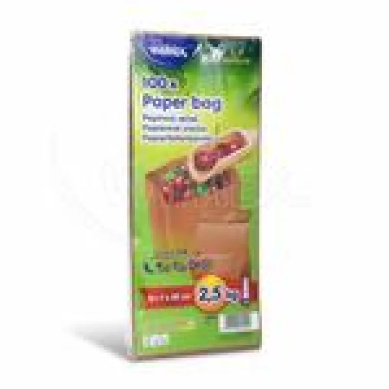 Papírové sáčky hnědé 2,5 kg (FSC Mix)(15+7 x 35 cm) [100 ks] (65725)