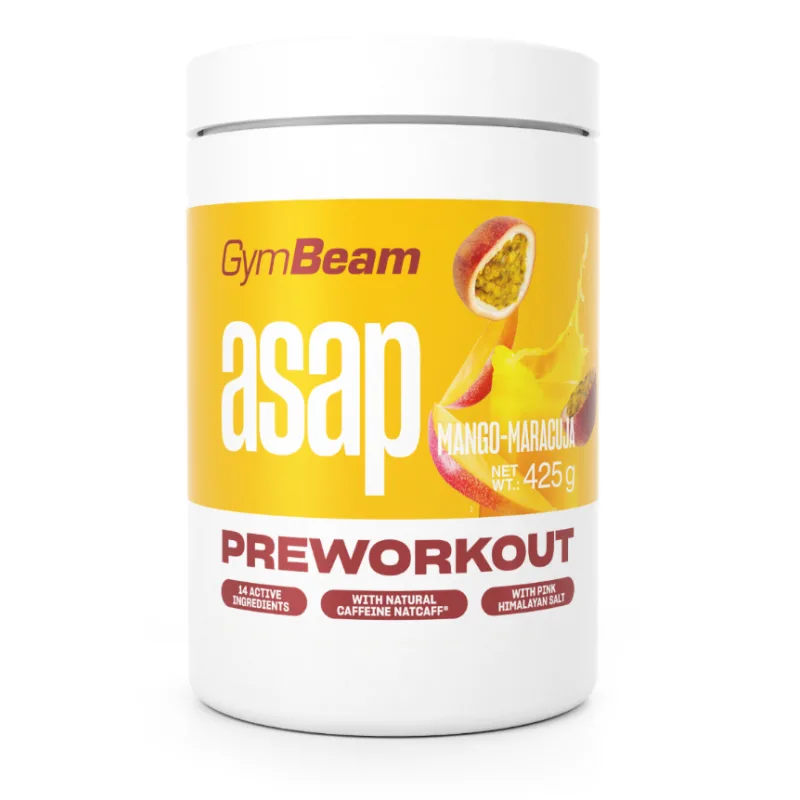 ASAP Pre-Workout 425 g - GymBeam Príchuť: Modrá malina