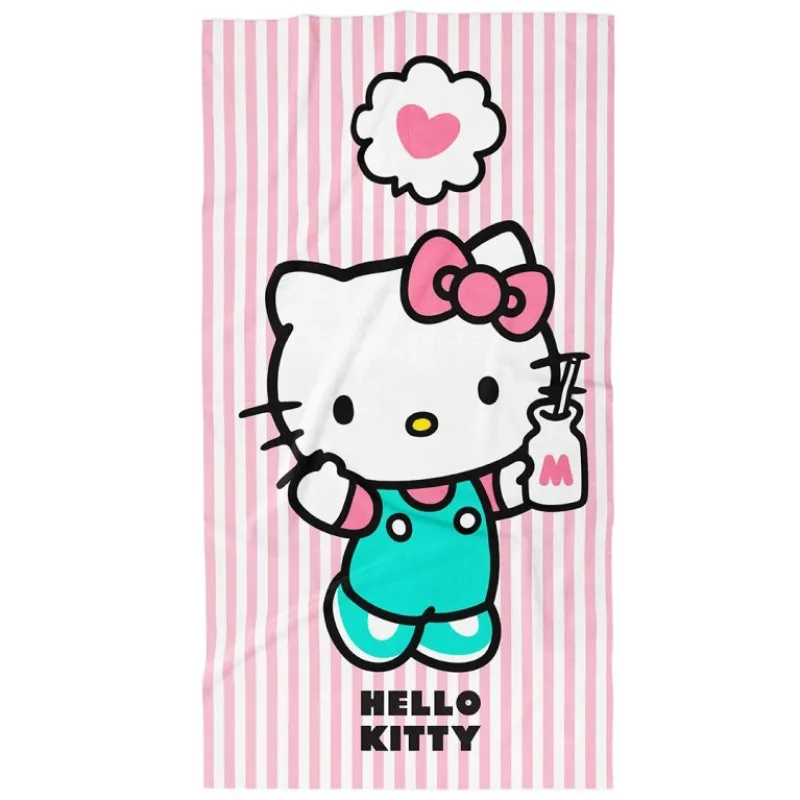 Detská osuška Hello Kitty Mliečny Olovrant 70x140 cm