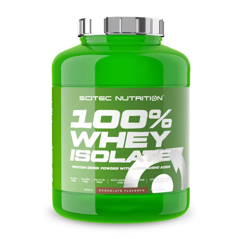 100% Whey Isolate 1816 g - Scitec Nutrition Príchuť: Jahoda - Biela čokoláda