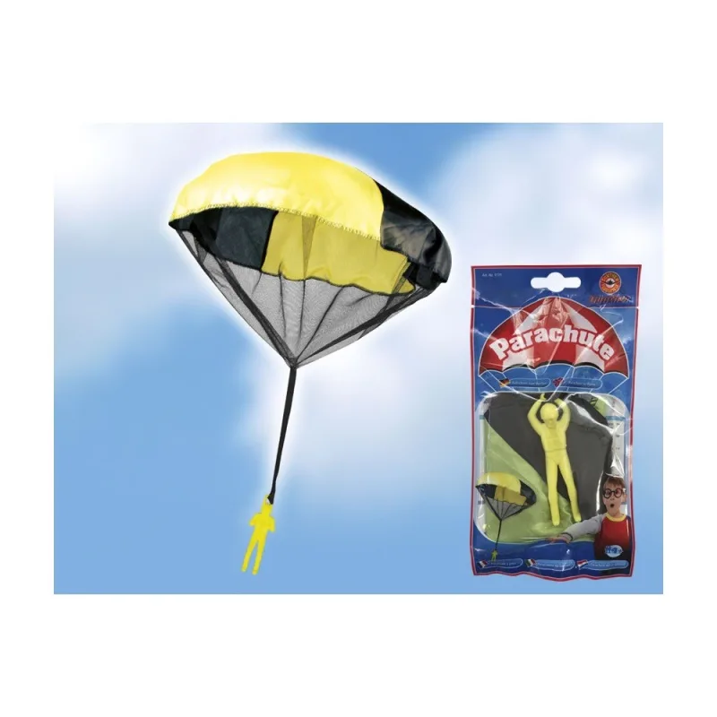 Günther PARACHUTE házející padák s parašutistou 46 cm(oranžová)