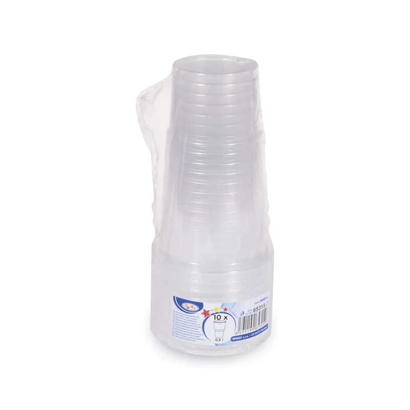 Kelímek průhledný 0,5 l (PP) [10 ks] (65315)