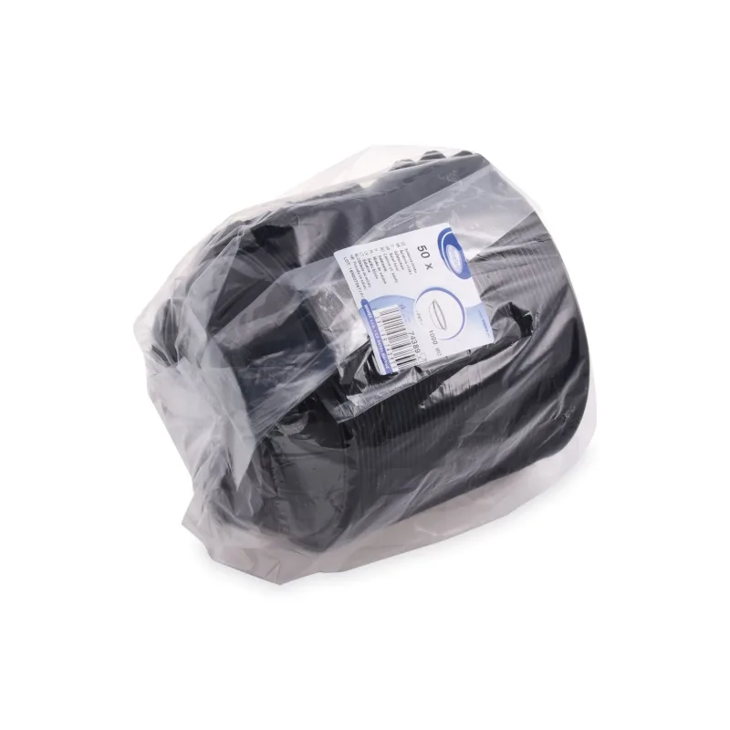Salátová miska černá 1000 ml (PET) [50 ks] (74389)