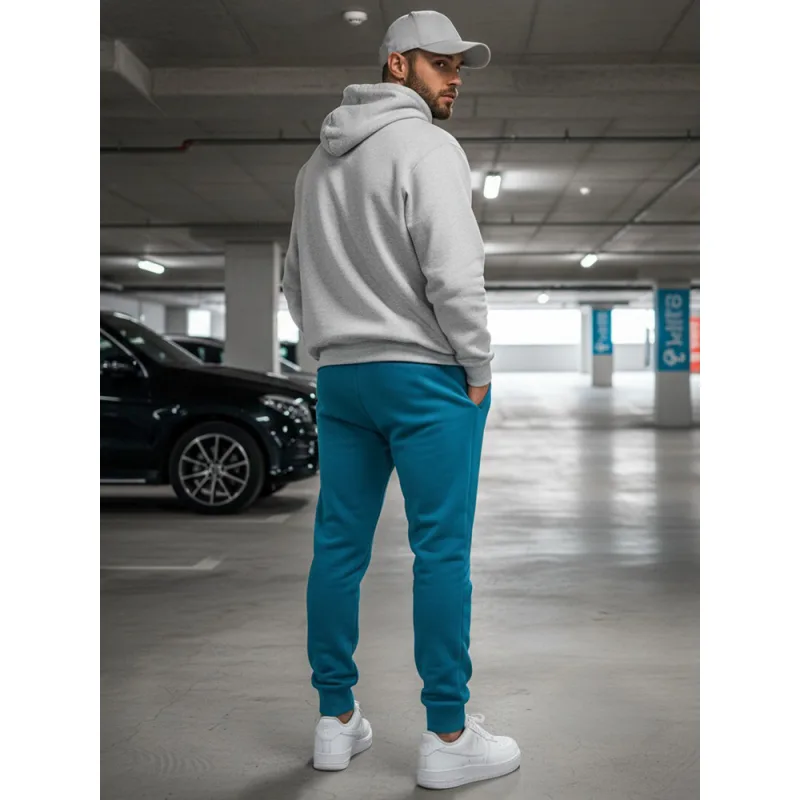 Pánske tepláky modré Dstreet UX3428 L