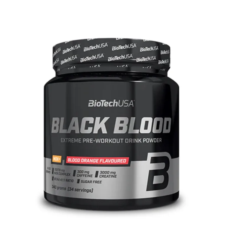 Black Blood NOX+ 340 g - BioTech USA Príchuť: Tropické ovocie
