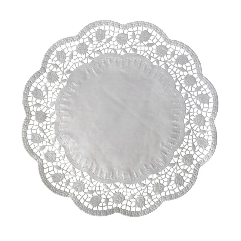 Dekorativní krajky kulaté Ø 38 cm [100 ks] (72338)