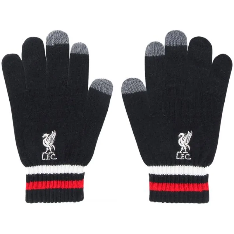 '47 Brand Liverpool FC pletené rukavice čierne detské - SKLADOM