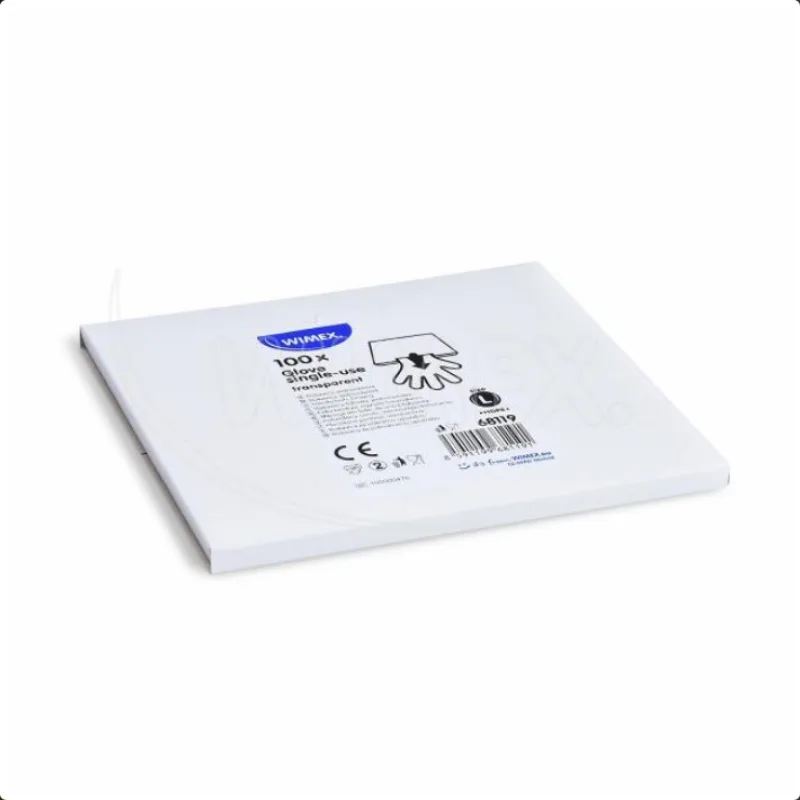 Rukavice jednorázové HDPE, v boxu (velikost L) [100 ks] (68119)