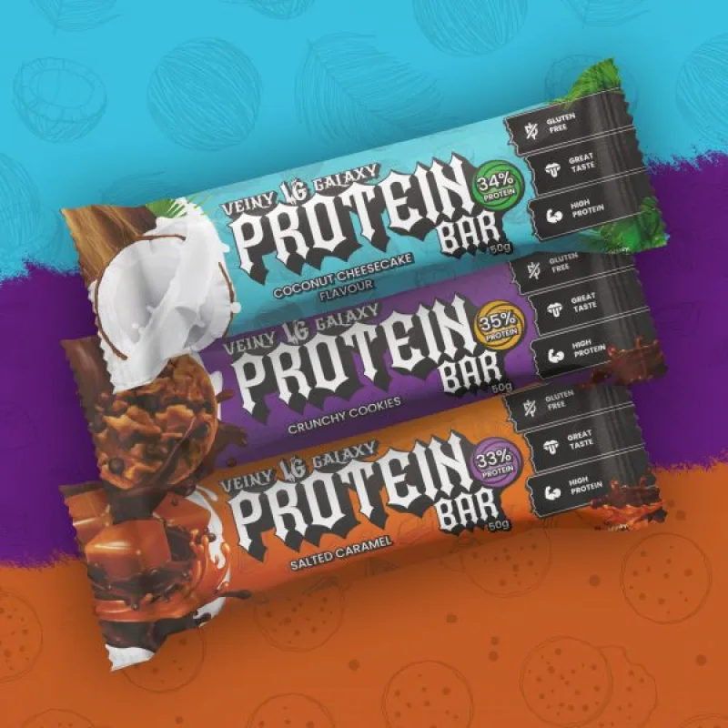 Protein Bar 50 g - Veiny Galaxy Príchuť: Salted Caramel