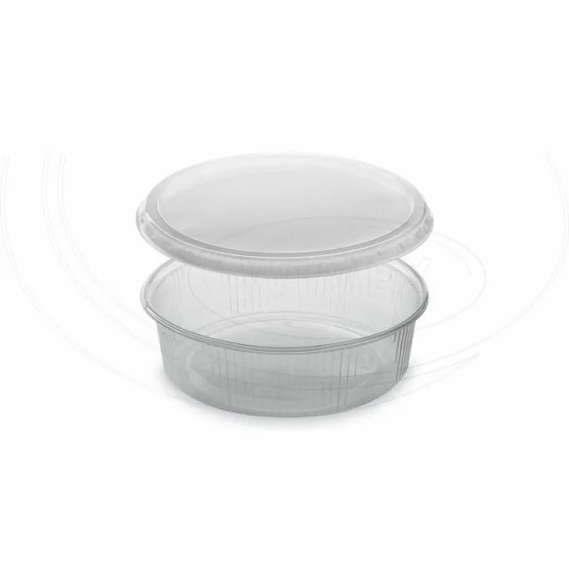 Miska kulatá průhledná 125 ml + víčko (PP) [2 x 250 ks] (PP511)