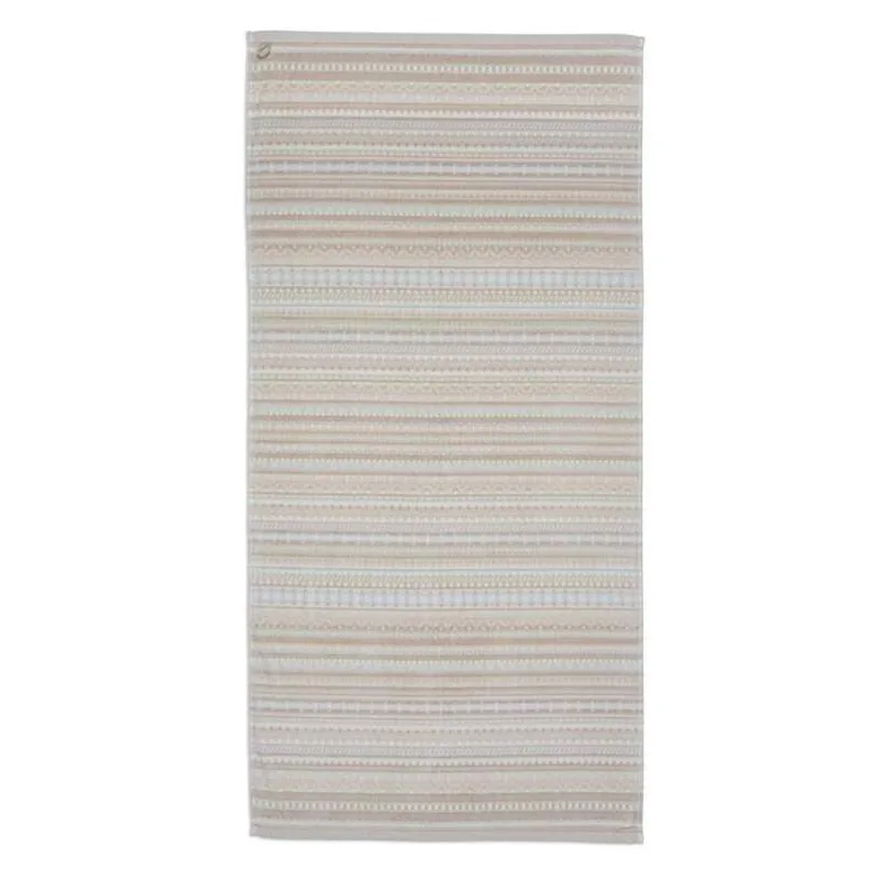 Pip Studio Geometric bavlněná froté osuška písková 70x140 cm