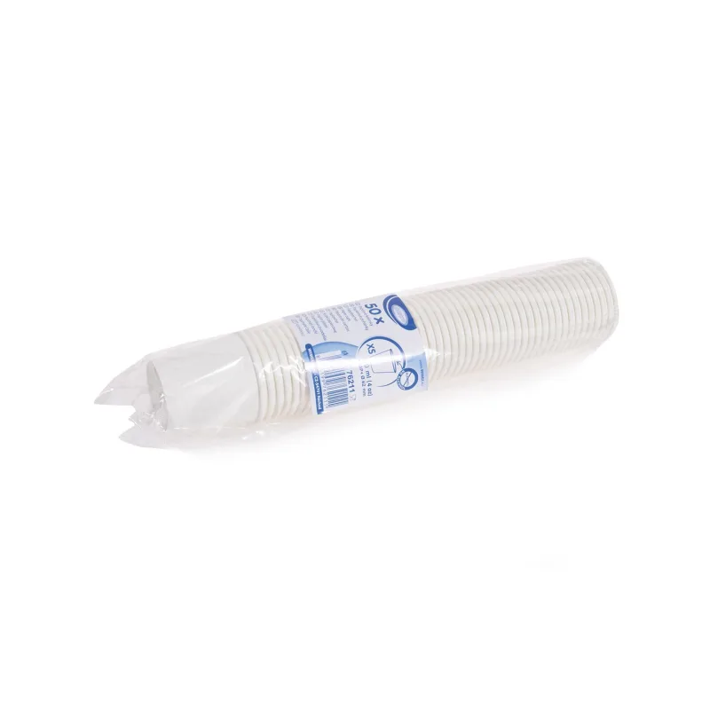 Papírový kelímek bílý 110 ml, XS (Ø 62 mm) [50 ks] (76211)