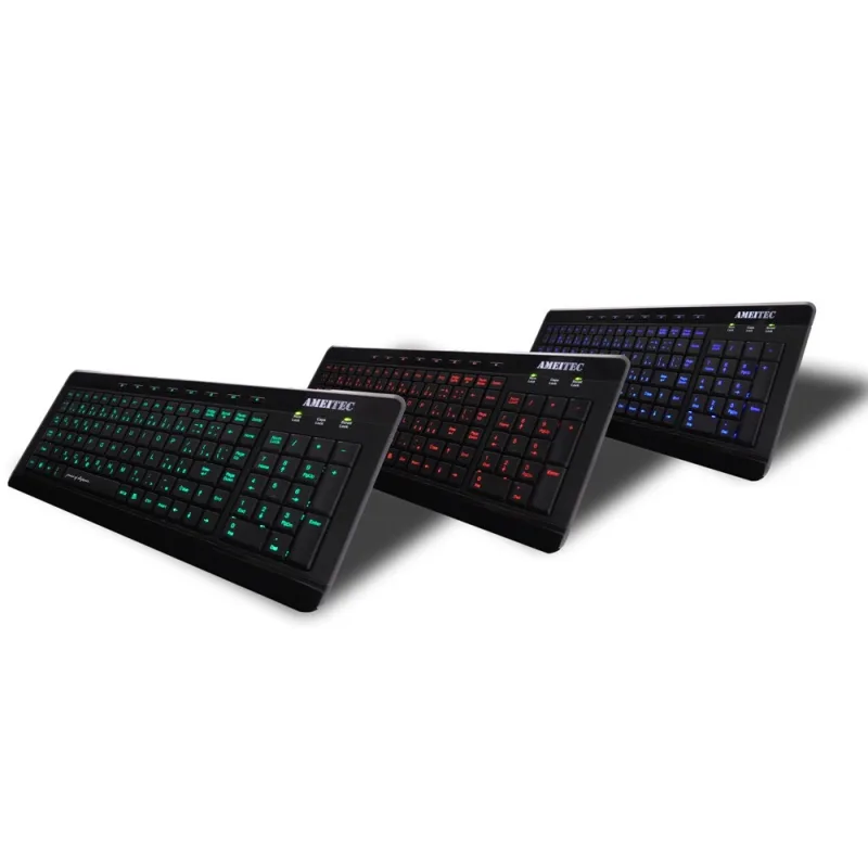 AMEI AM-K3001R/ Drôtová USB/ CZ layout/ Čierna AMEI AM-K3001R