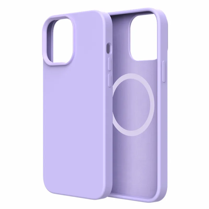 ER POWER Silikónový kryt CARNEVAL SNAP pre iPhone 14 s MagSafe - svetlo…