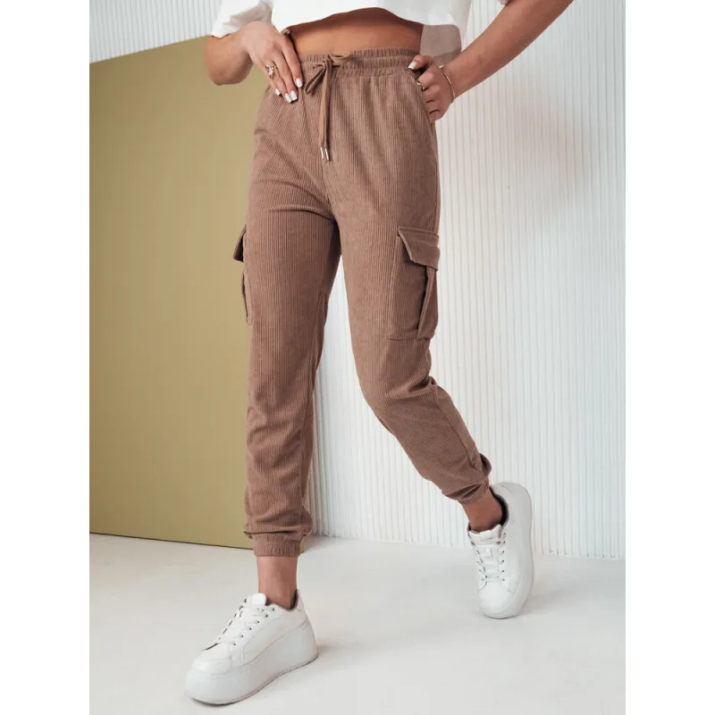 Flayon UY2061 tepláky hnedé L/XL