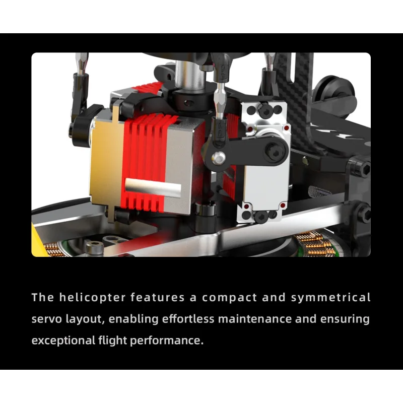 OMP M4 RC 3D vrtulník s motorem Kit (žlutý)