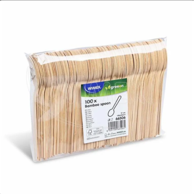 Lžíce bambusová (100 % FSC) 17 cm [100 ks] (66506)