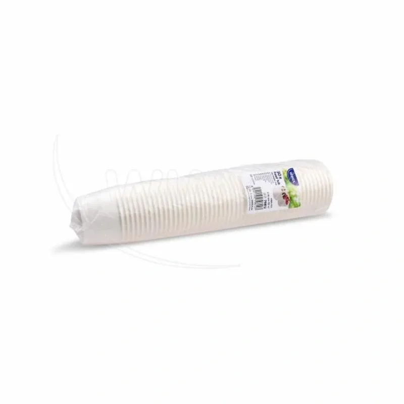 Papírové misky (PAP/PE) bílé Ø75mm 125ml [50 ks] (79812)