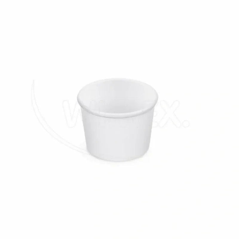 Papírové misky (PAP/PE) bílé Ø75mm 125ml [50 ks] (79812)