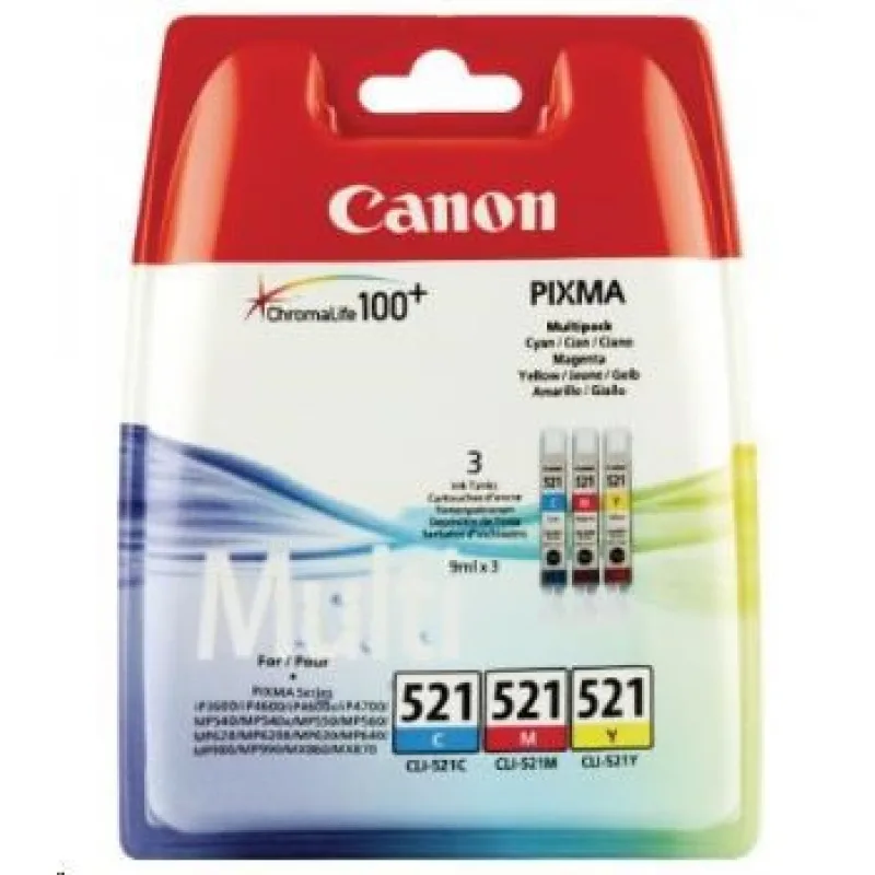 Canon CLI-521 C/ M/ Y MULTI SEC 2934B016