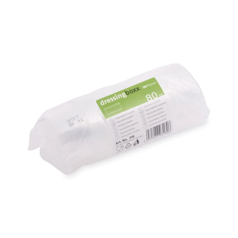 Dresinková miska průhledná 80 ml (PP) [50 ks] (74808 - 4C)