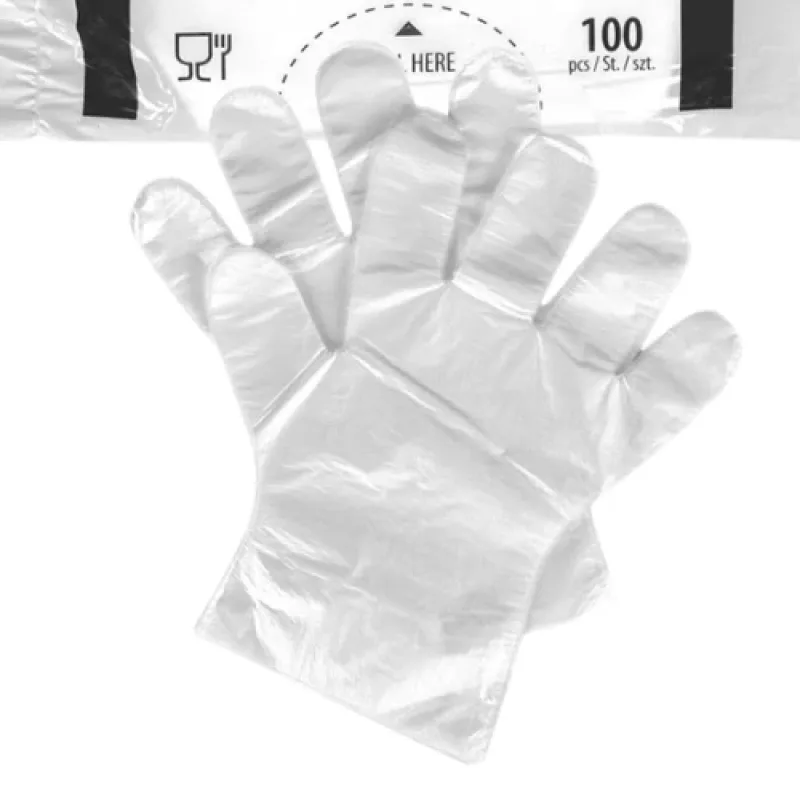 Reis RFOLIA rukavice 100 Ks transparentné