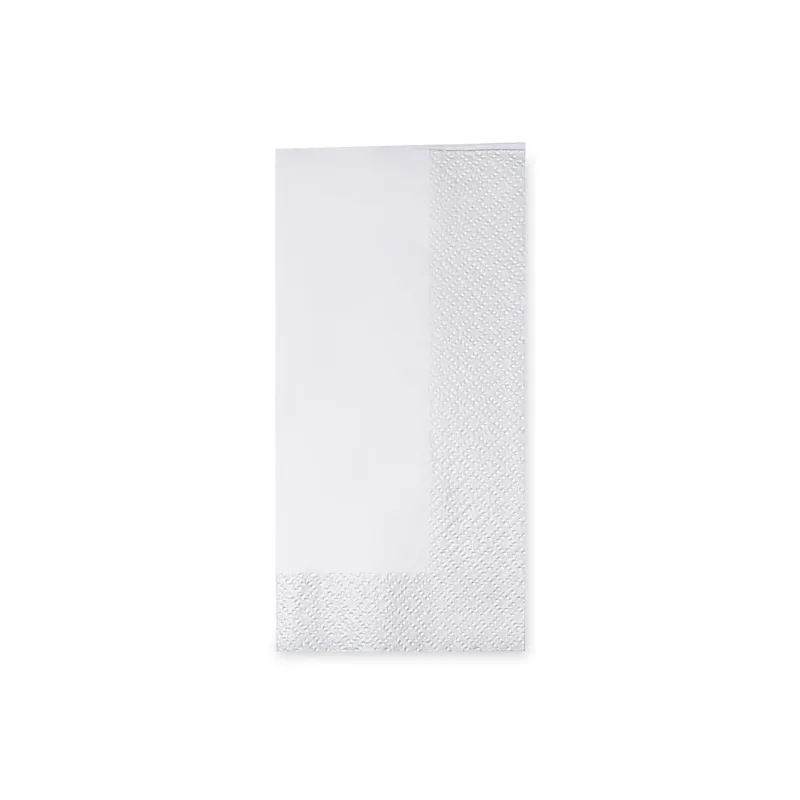 Ubrousky 3-vrstvé 33 x 33 cm, 1/8 skládané, bílé [250 ks] (87900)