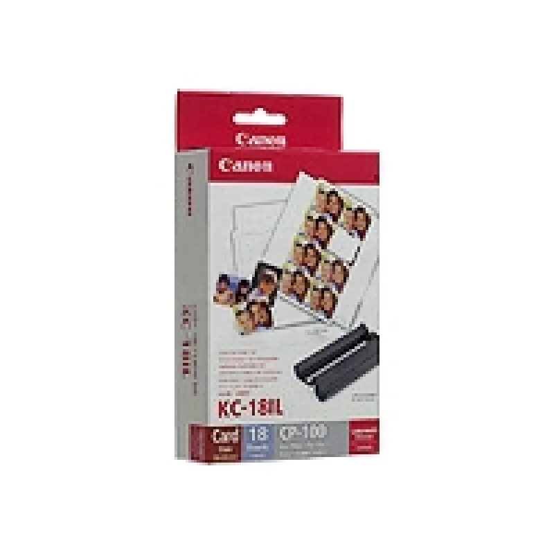 Canon KC18IL papier 22x17, 3mm 18ks pre termosublimačnú tlačiareň 7740A001