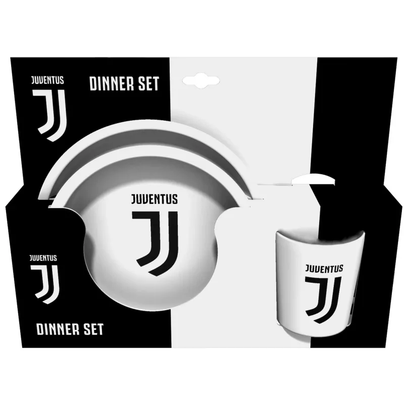 Juventus set - hrnček + 2 taniere