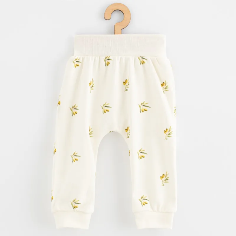 Dojčenské nohavice z organickej bavlny New Baby Olivy