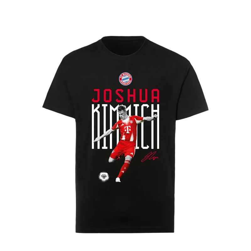 FC Bayern Mníchov Joshua Kimmich tričko čierne detské - SKLADOM