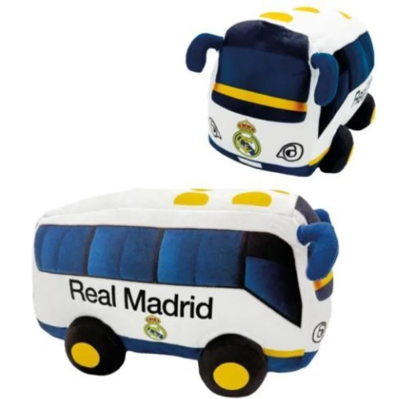 Real Madrid plyšový autobus 20 cm - SKLADOM