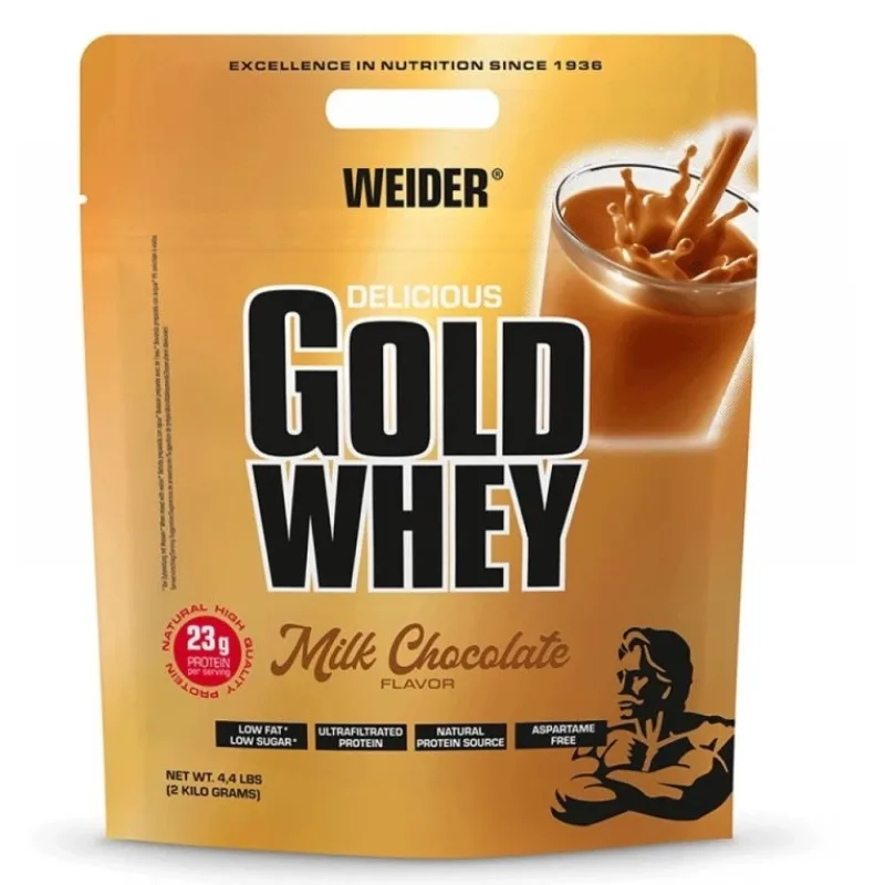 Gold Whey 2000 g - Weider Príchuť: Mliečna čokoláda
