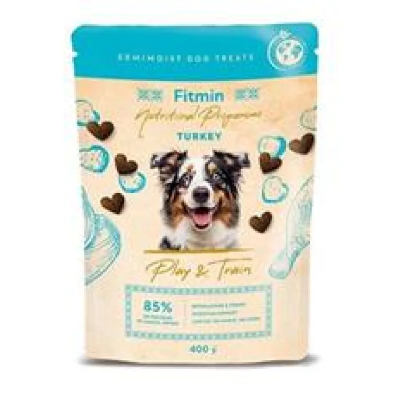 Pochoutka Fitmin NP Play and Train Turkey 400g